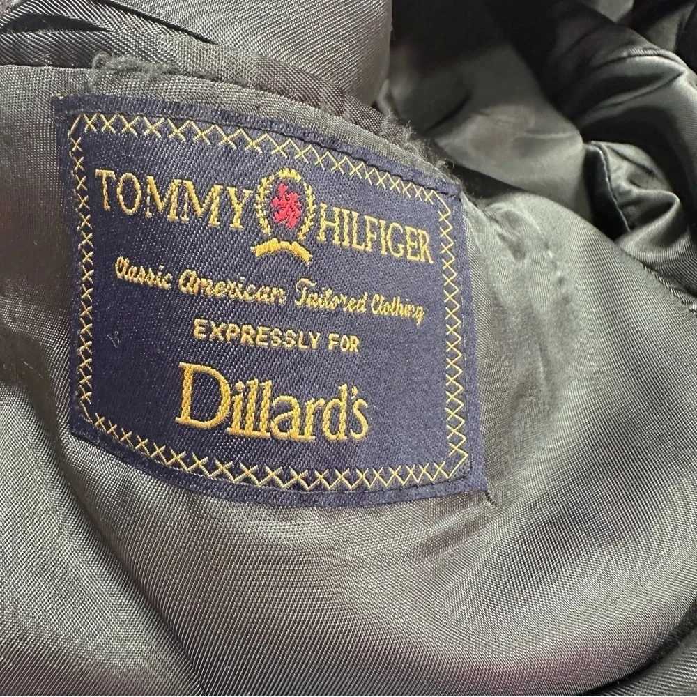 Tommy Hilfiger Gray wool Sport Coat suit jacket Classic Design sz 46R
